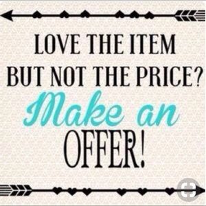 REASONABLE OFFERS WELCOME 💕